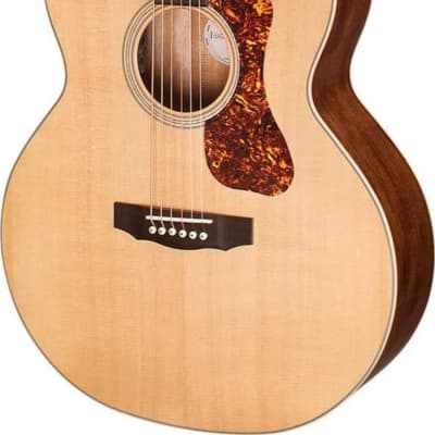 Guild BT-240E Baritone Jumbo Acoustic-Electric Guitar, Natural Satin image 2