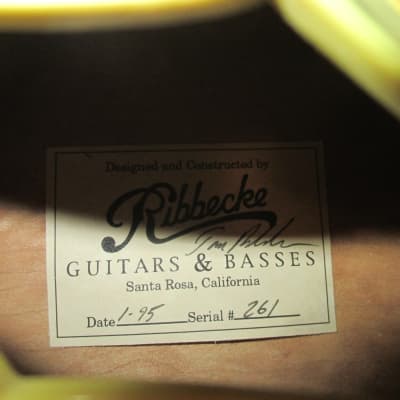 Ribbecke Archtop Guitar 1995 image 9