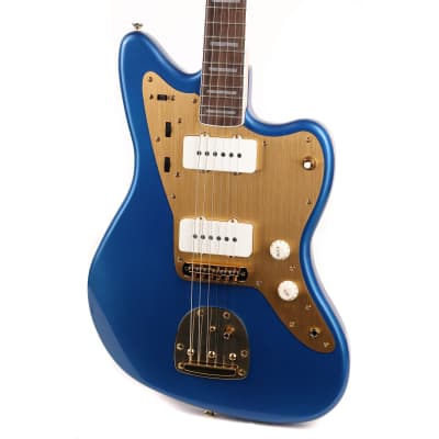 Squier 40th Anniversary Jazzmaster Gold Edition Lake Placid Blue image 6