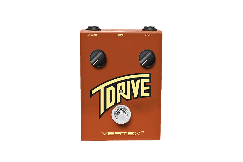 Vertex T-Drive Overdrive/Distortion Guitar Effects Pedal - 364315 - 748252632555 image 1