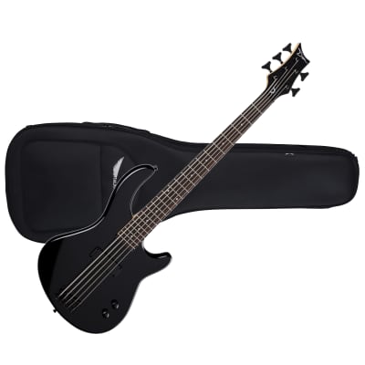 DEAN Edge 09 5-string electric BASS guitar NEW Classic Black w/ Dean Deluxe Gig bag for sale