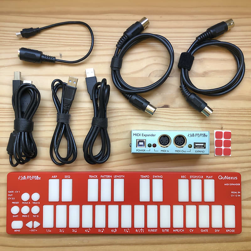 Keith McMillan Instruments QuNexus Red + MIDI Expander