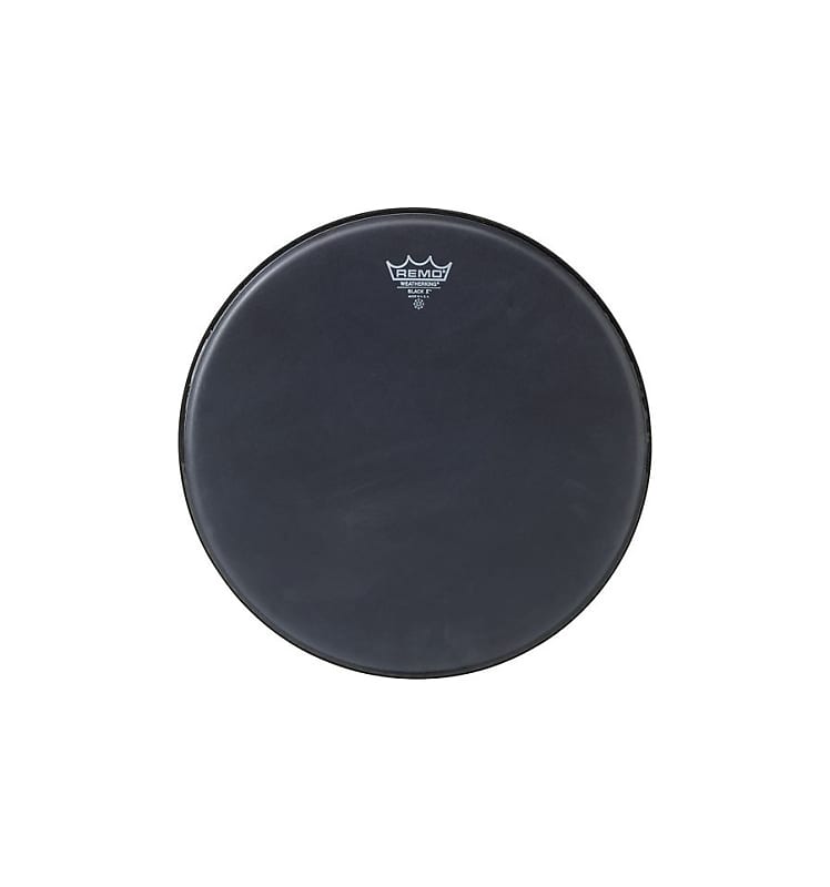 Remo Emperor X Black Suede Bottom Black Dot Snare Drum Head 14" imagen 1