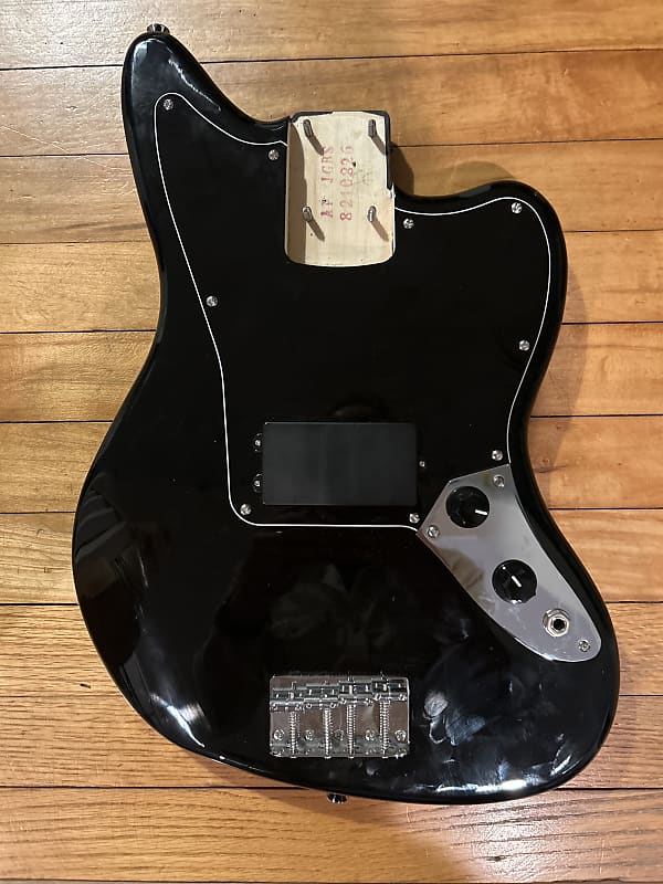 Squier Affinity Series Jaguar Bass Body Loaded 2021 Black Reverb