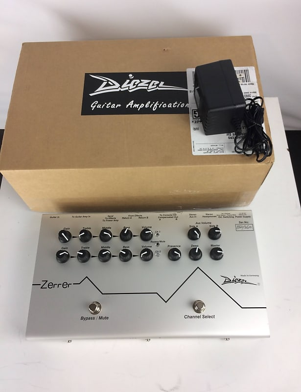 Diezel Zerrer 2-Channel Guitar Preamp Pedal