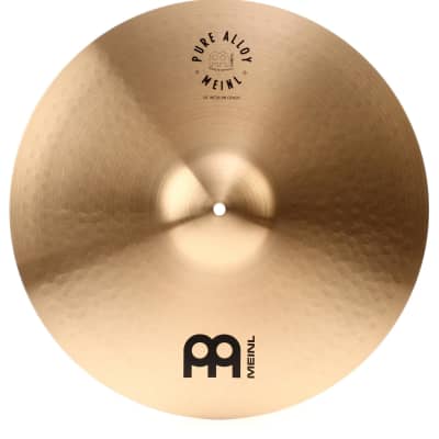Meinl Cymbals 18 inch Pure Alloy Medium Crash Cymbal  Bundle with Gibraltar SC-GCA Grabber Cymbal Arm with Clamp image 2
