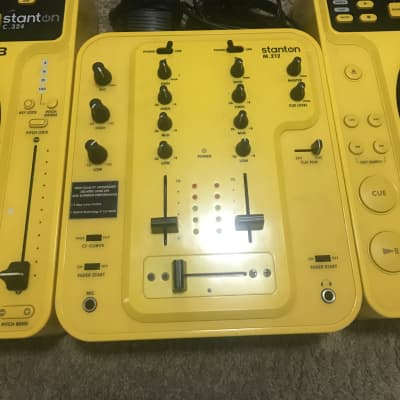 【訳あり】KORG　stanton　C324　中古 Stanton C.324 Tabletop DJ Turntable Mixer CD Player MP3 with