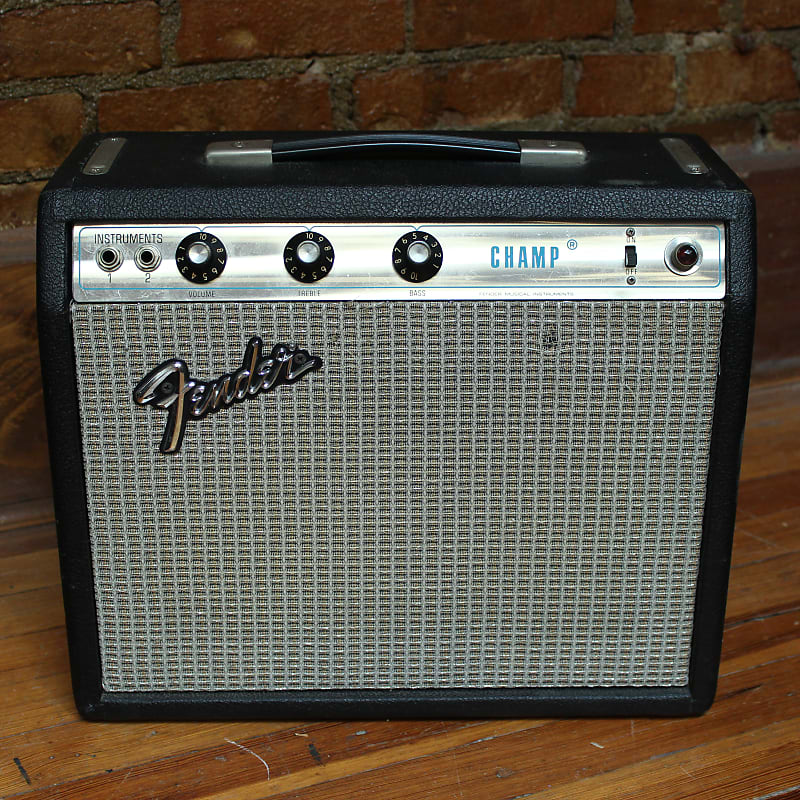 Fender Champ 1979 Silverface (Hot Rodded, Awesome!) Reverb