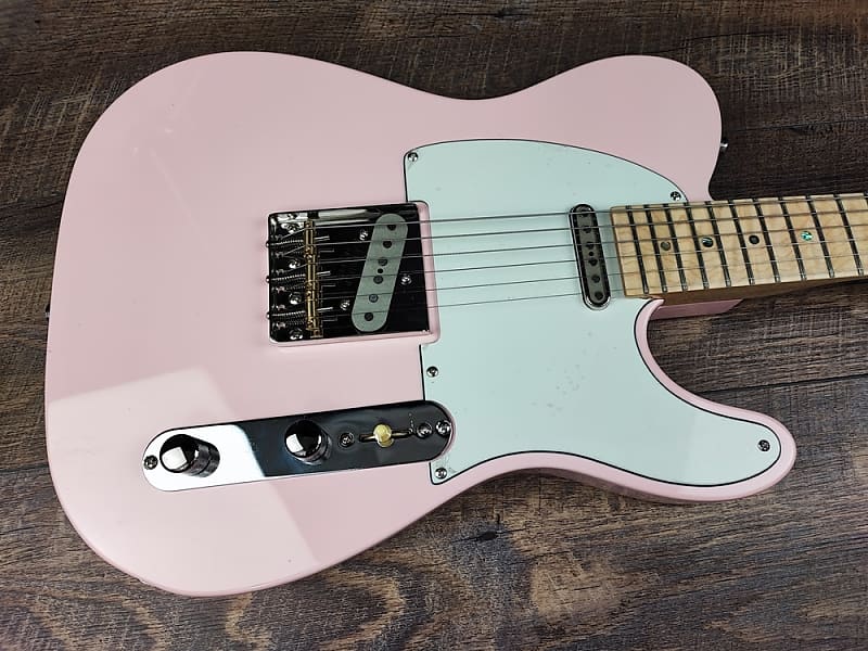 MyDream Partcaster Custom Built - Faded Pink Hand-wound Tapped Pickups image 1