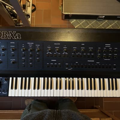 Oberheim OB-Xa 61-Key 8-Voice Synthesizer 1981 - Blue with Wood Sides