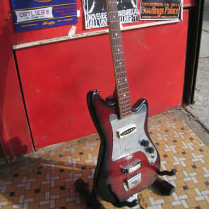 Teisco Solidbody 1960's Red image 2
