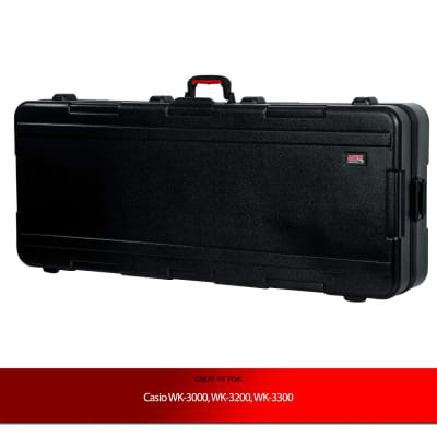 Gator Cases Deep Keyboard Case fits Casio WK-3000, WK-3200, WK-3300 Keyboards