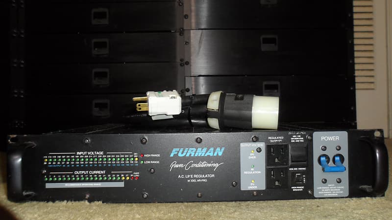 Furman AR Pro AC Line Voltage Regulator 90's - Black | Reverb