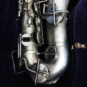 1924 Buescher True Tone Low Pitch Alto Saxophone Original Case & Mouthpiece image 10