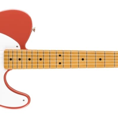 Fender Vintera '50s Telecaster Electric Guitar Maple Fingerboard, Fiesta Red w/ Deluxe Gig Bag image 3