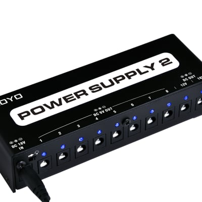 Joyo JP-02 | Guitar Effect Pedal 10-Out Power Supply. New with Full Warranty!
