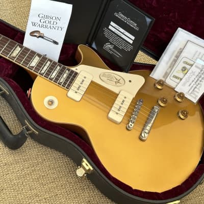 2010 Gibson Custom Shop VOS '56 Les Paul Goldtop Reissue - LOLLAR P90s- Antique Gold for sale