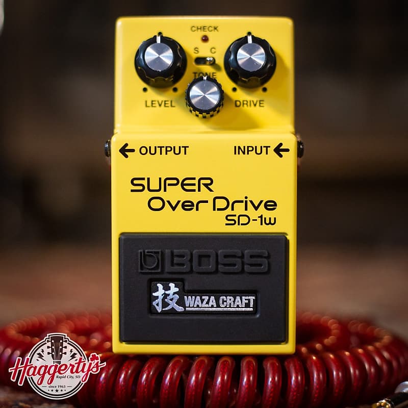 Boss SD-1w Super Overdrive Guitar Effects Pedal | Reverb