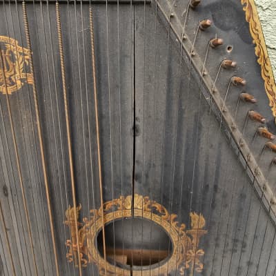 Folk Lap Dulcimer Mandolin Harp Vintage Harp image 2
