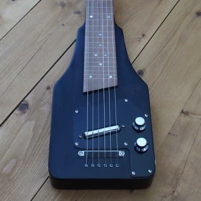 Woodsville Chicago 51 Lap Steel - Black, with Padded Gig Bag image 5