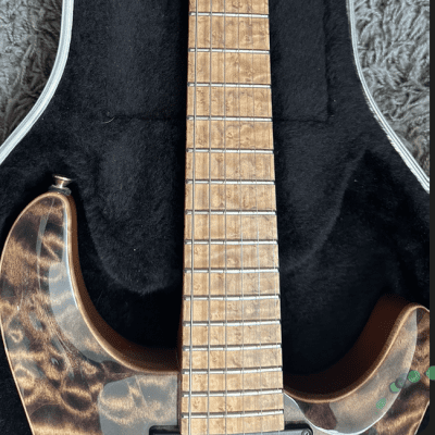 Carvin CT6 Flametop 2011 Brown and gold image 3