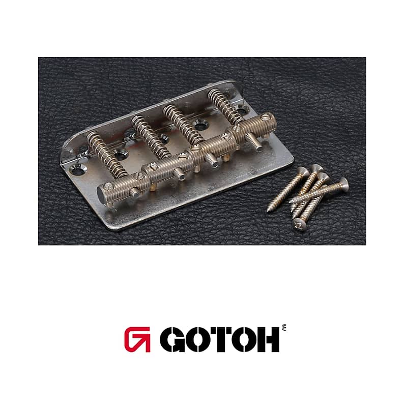 Gotoh Vtb 4 4 String Relic Bass Bridge Aged Chrome Reverb 5750