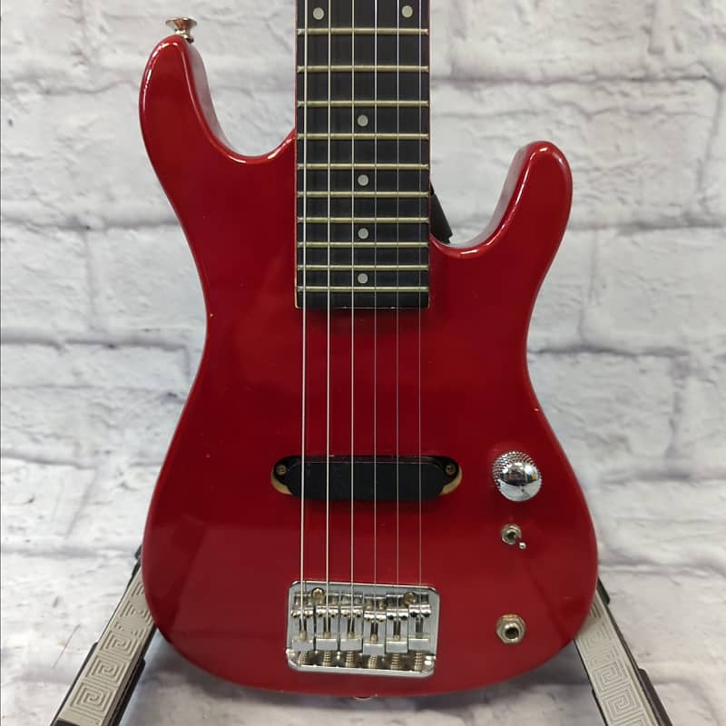 Synsonics 7010S 1980s Red Travel Guitar image 1