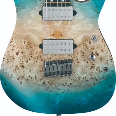 Ibanez RG Premium 7 String Electric Guitar Caribbean Islet Flat (RG1127PBFXCIF) image 2
