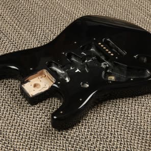 Fender Standard Stratocaster Body **LEFTY** 2006 Black image 2