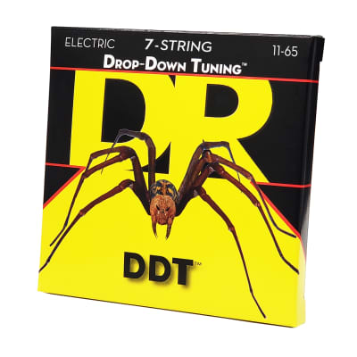 DR Strings DDT Drop Down Tuning Electric Guitar Strings: 7-String Heavy 11-65 image 2