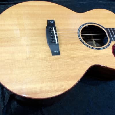 Used 2013 Terry Pack SJRS acoustic/electric guitar, solid rosewood/Sitka, had professional repair image 3