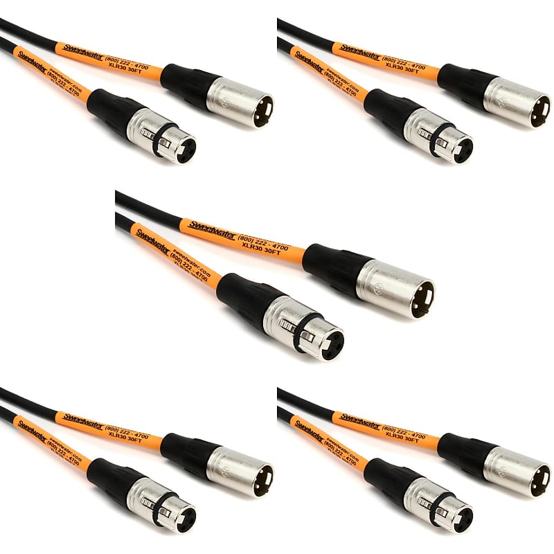 Pro Co EXM-30 Excellines Microphone Cable - 30 foot (5-Pack) image 1