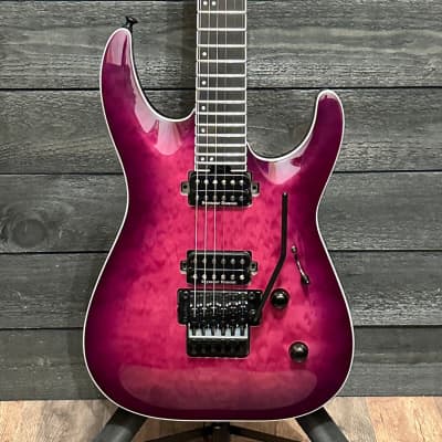 Jackson Pro Plus Series Dinky DKAQ Purple Electric Guitar for sale