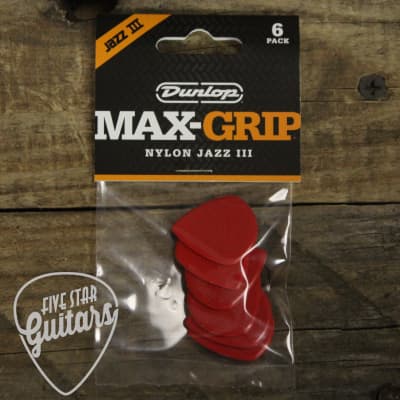 Dunlop Max Grip Jazz III 6-Pack Red image 5