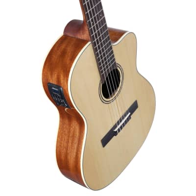 Alvarez - RC26HCE Regent Series - Classical Hybrid Acoustic-Electric Guitar - Natural - w/ Deluxe Gigbag image 4