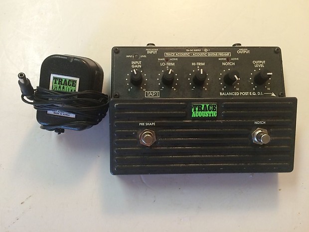 Trace Elliot TAP1 プリアンプ おまけ→AC STAGE Trace Elliot TAP-1 Acoustic Guitar Preamp Parametric