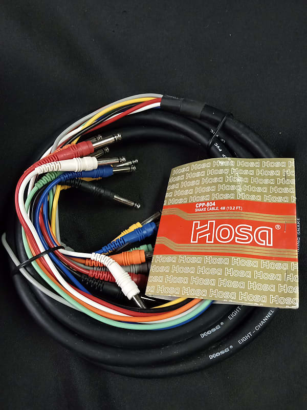 Hosa CPP-804 8 1/4" TS Patch Snake 4 Meter 13.2 FT High Definition Audio Snake Cable BRAND NEW image 1