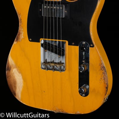 Fender Custom Shop LTD 1951 HS Telecaster Heavy Relic Aged Butterscotch Blonde (178) image 1