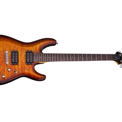 Schecter C-6 Plus Vintage Sunburst #444 image 2