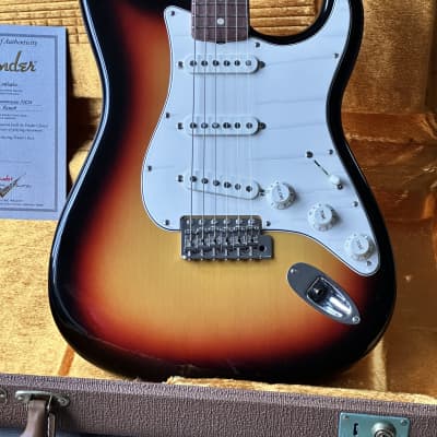 Fender Stratocaster 1963 NOS Sunburst Custom Shop Mint & Complete image 13