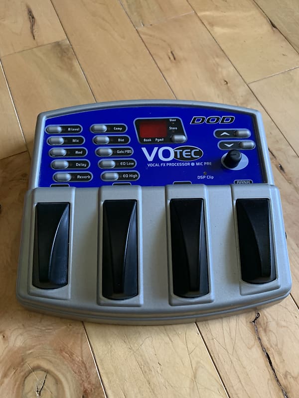 DOD VOTEC Vocal FX Processor Mic Preamp 1999 Silver/blue Reverb