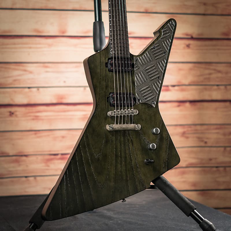 ギター Schecter APOCRYPHES E-1 Schecter E-1 Apocalypse Electric Guitar in Rusty Grey
