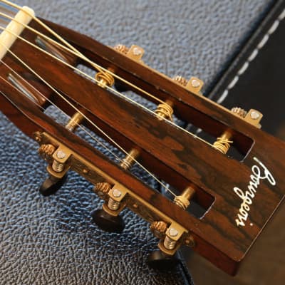 2012 Bourgeois Custom DS Acoustic/ Electric Guitar Adirondack Spruce & Figured Mahogany + Hard Case image 11
