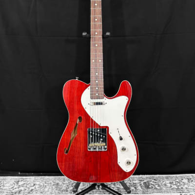 Keith Holland Custom T-NS-Thinline - Translucent Red Wine image 1