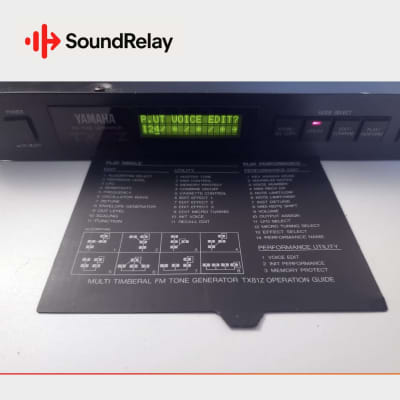 Yamaha TX81Z - FM Rack Synth Classic - Manual & Quick Reference Included - Tested