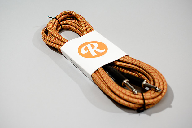 Reverb 20-foot 1/4" Guitar Cable - Orange image 1