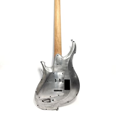 KOLOSS GT45PWH Aluminum Body Roasted Maple Neck Electric Guitar + Bag - White Satin image 22
