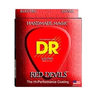 DR RDE 12 Extra Life Red Devils Coated Guitar Strings 12 52 Reverb