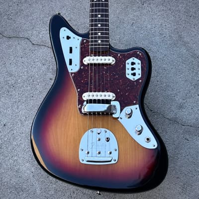2005 Fender American Vintage Jaguar 3-Colour Sunburst w/Case for sale