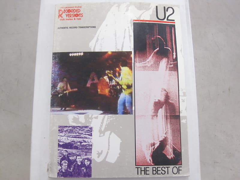 U2 Best of Sheet Music Song Book Songbook Guitar Tab Reverb UK